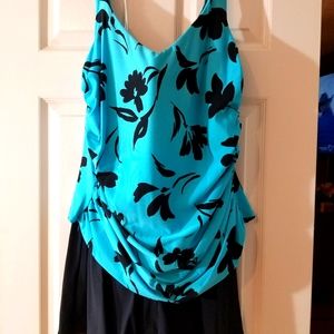 Plus Size One Piece Swimsuit Size 18W